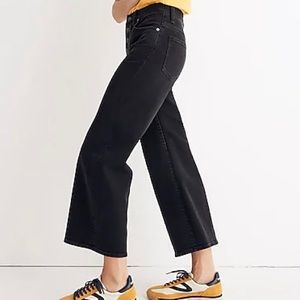 Madewell Slim Wide-Leg Crop Jeans in Lunar Wash size 29 GUC